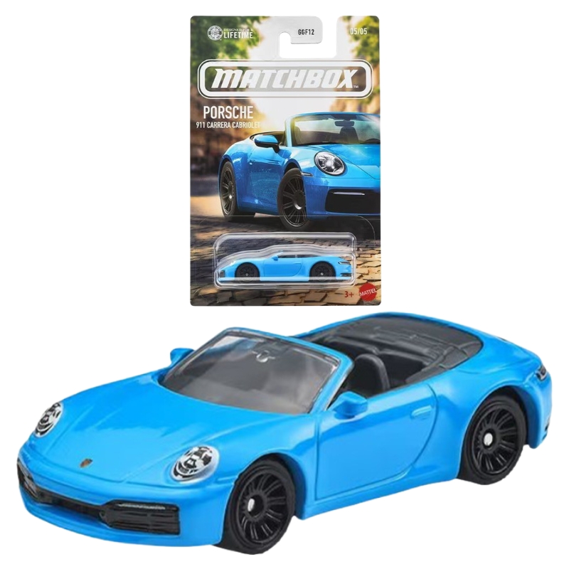 Matchbox Autko Kolekcjonerskie Samochód Metalowy Porsche 911 Carrera Cabriolet