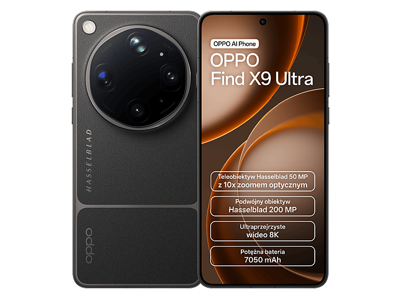 Oppo Find X9 Ultra 5G 12/512GB Czarny