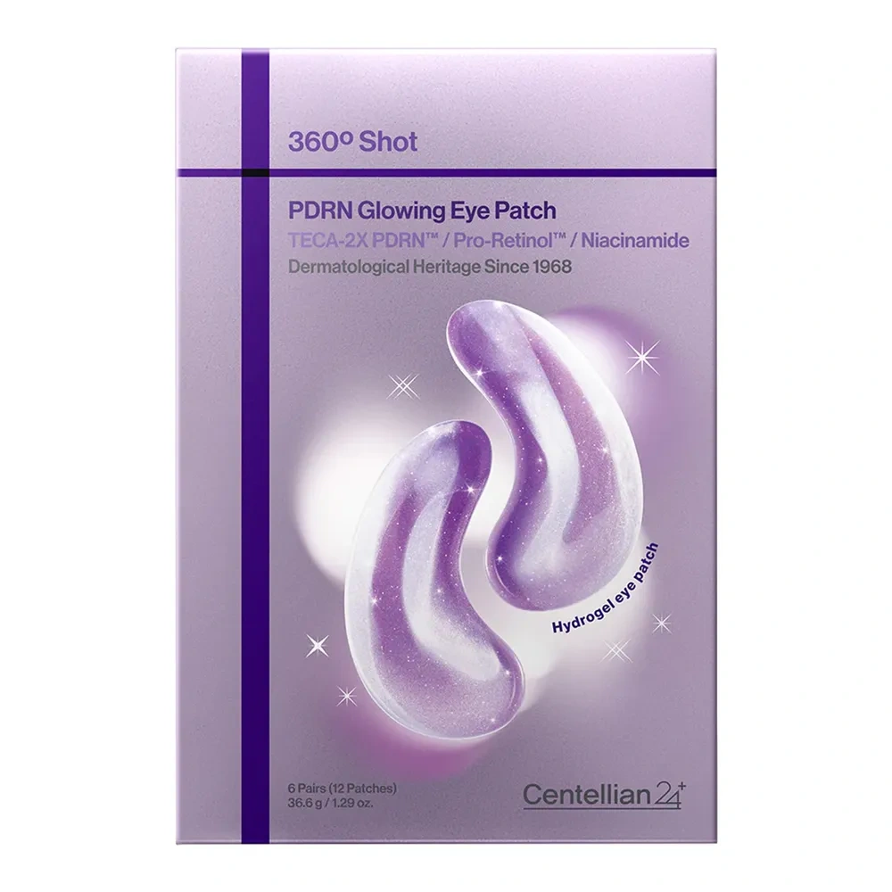 Centellian24 360º Shot PDRN Glowing Eye Patch rozświetlające hydrożelowe płatki pod oczy 2 x 6 sztuk