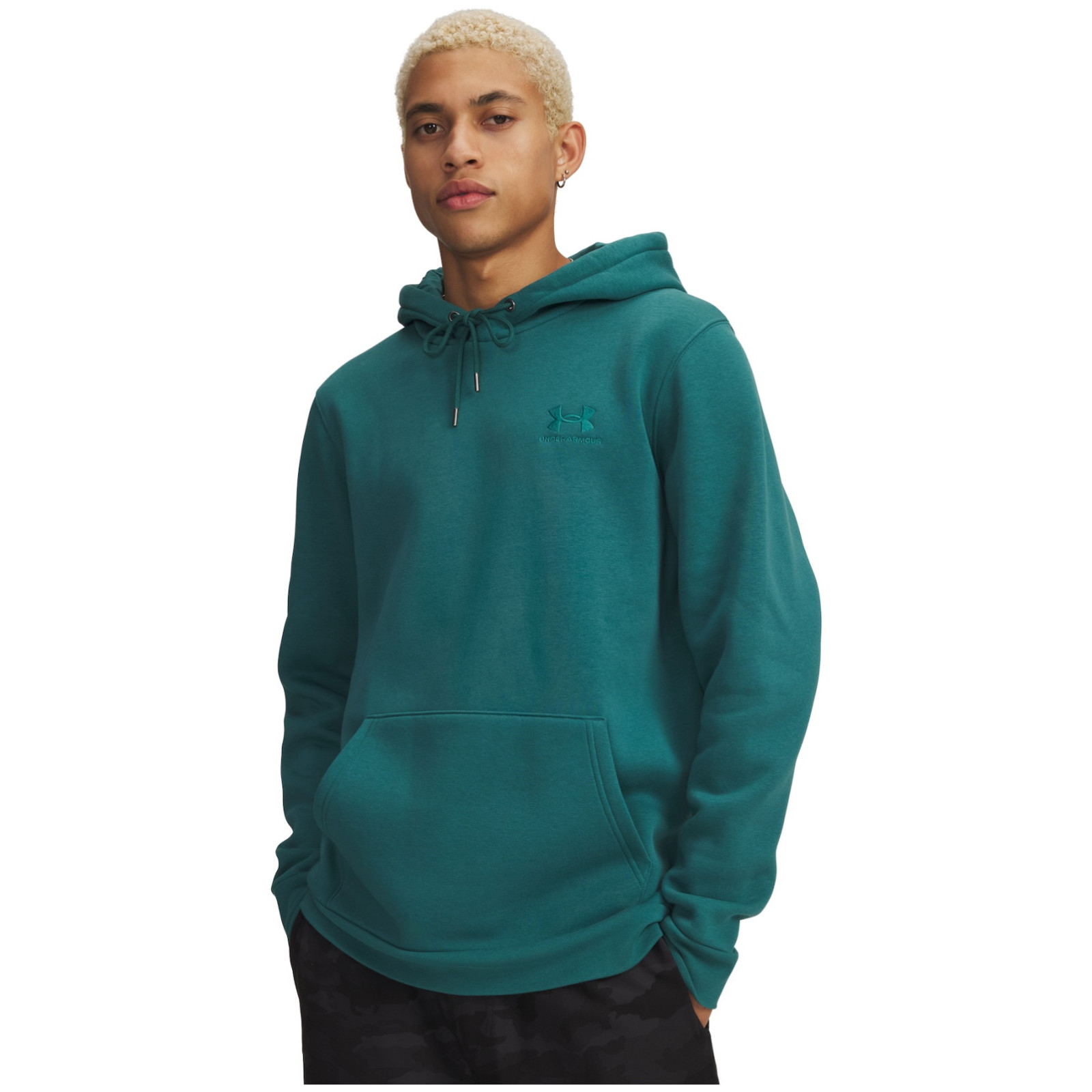 Bluza męska Under Armour Icon Fleece Hoodie Rozmiar: L / Kolor: ciemnozielony