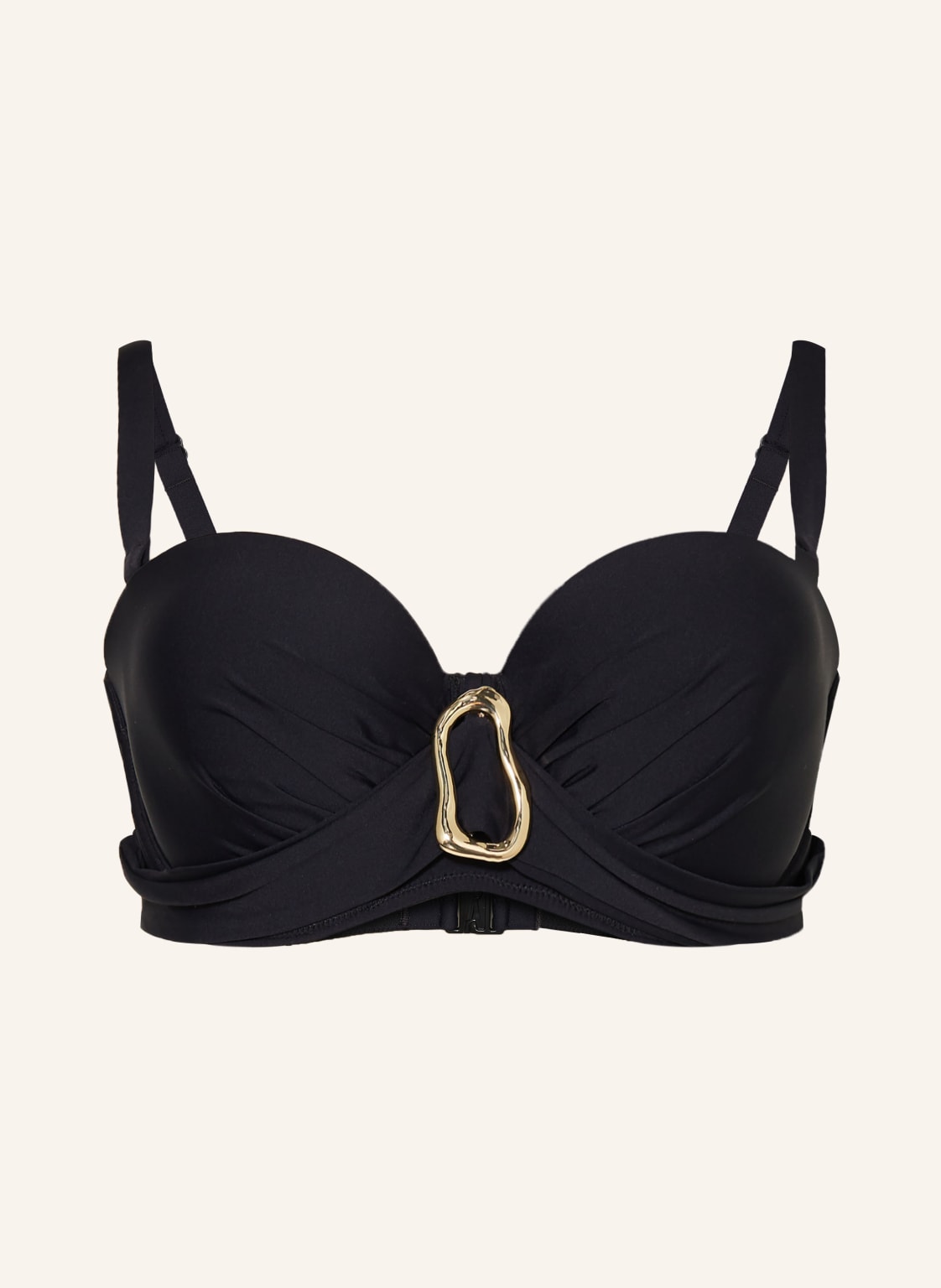 Primadonna Top Bikini Typu Bandeau Uvita schwarz