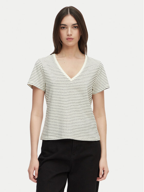 Tommy Hilfiger T-Shirt WW0WW48704 Biały Regular Fit