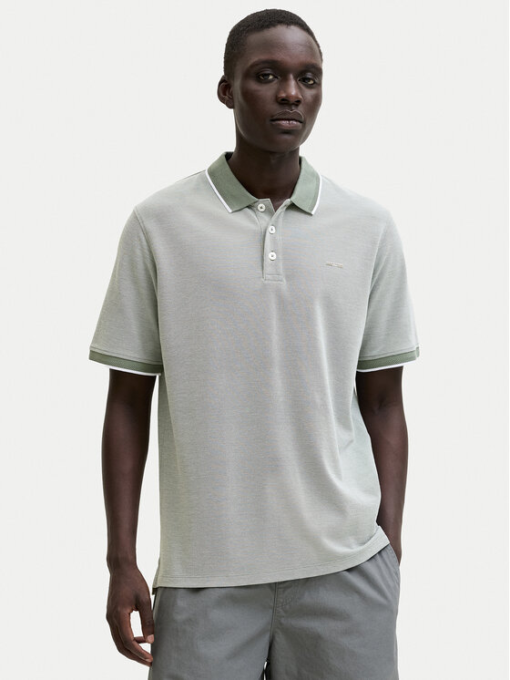 Jack & Jones Polo Blualves 12274681 Zielony jasny Regular Fit