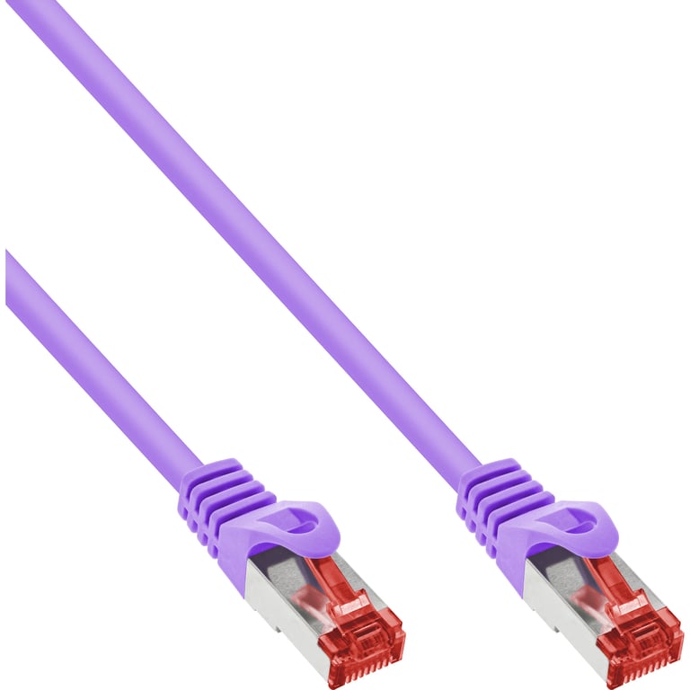 InLine 76402P kabel sieciowy Fioletowy 2 m Cat6 S/FTP (S-STP)