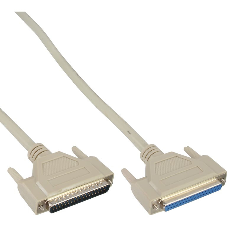 InLine 37357 kabel równoległy Beżowy 5 m DB-37