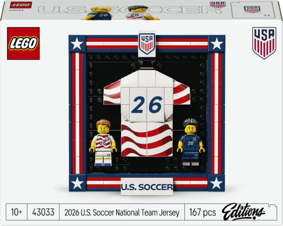 LEGO 43033 Koszulka piłkarska reprezentacji USA 2026 