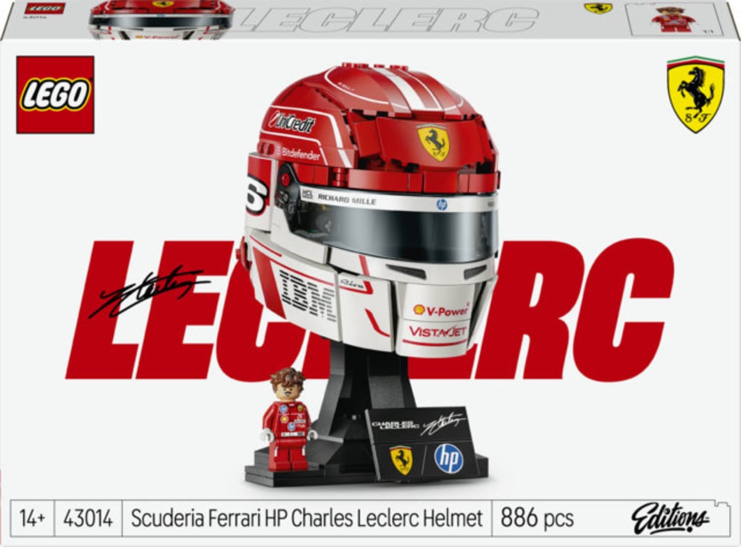 LEGO 43014 Kask Charles Leclerc Scuderia Ferrari HP