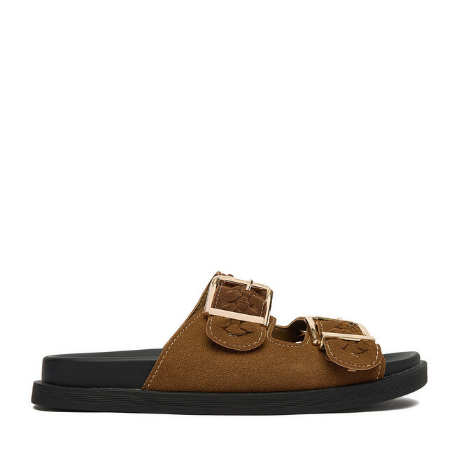 Klapki JENNY CEO-WS6562-02 Brązowy