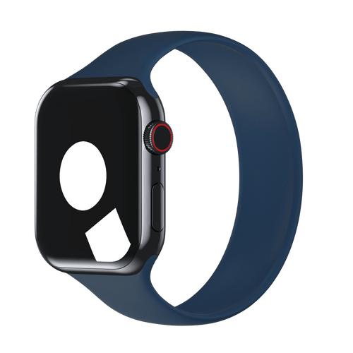 APPLE PASEK APPLE WATCH SOLO LOOP 42/44/45MM ROZMIAR 9 STORM BLUE OTWARTE OPAKOWANIE