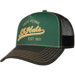 Czapka Trucker Est. 1911 New York by JJ Hats, ciemnozielony, One Size