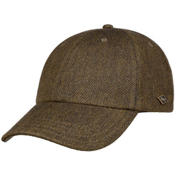 Czapka z Daszkiem Lniana by JJ Hats, brązowy nakrapiany, One Size