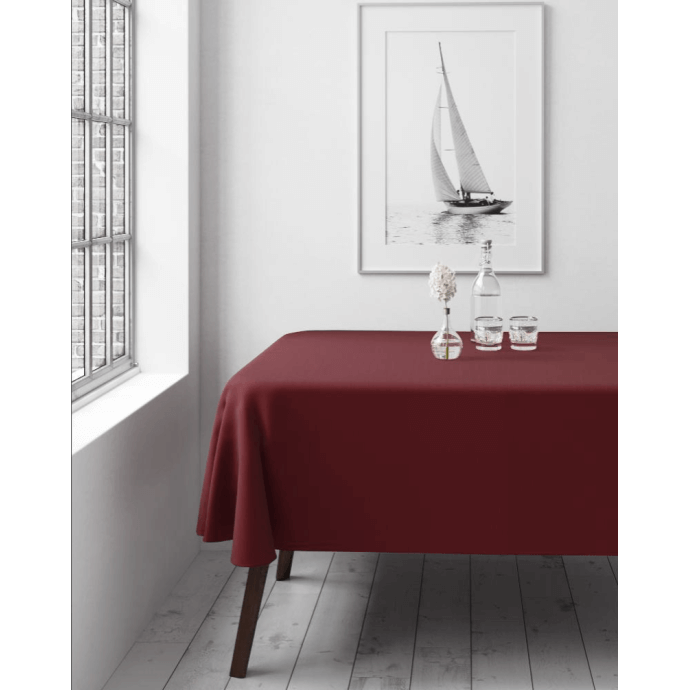 Obrus prostokątny Restly bordowy 150x150