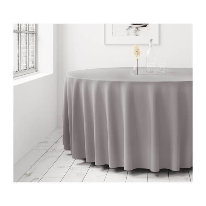 Obrus okrągły Restly szary D290