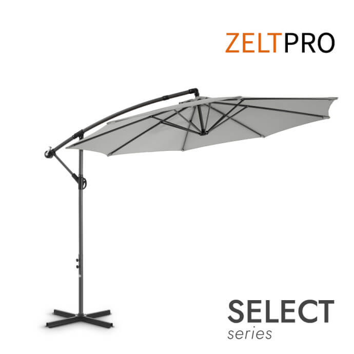 Parasol ogrodowy Select Light Grey