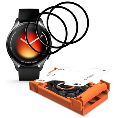 Szkło hybrydowe TECH-PROTECT Easy Set Flex do Xiaomi Watch 5 (3 szt.)