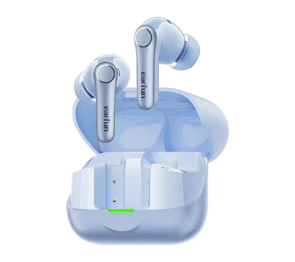 Earfun Air Pro 4+ ANC Dokanałowe Bluetooth 6.0 Niebieski