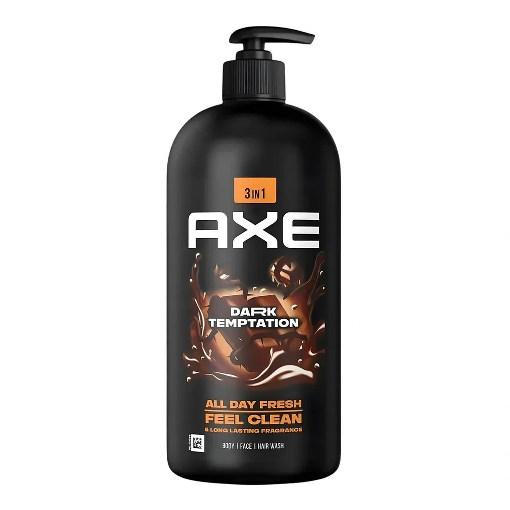 Axe Dark Temptation żel pod prysznic dla mężczyzn 3w1 900 ml