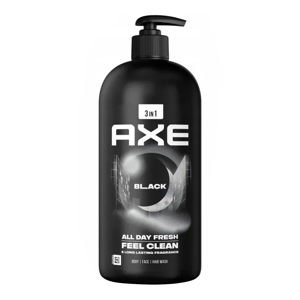 Axe Black żel pod prysznic dla mężczyzn 3w1 900 ml