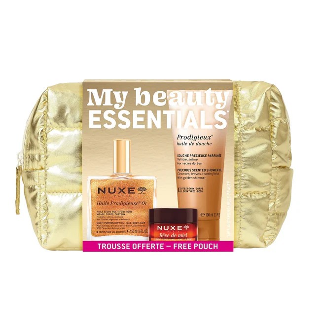 NUXE My Beauty Essentials Zestaw Kosmetyków do Pielęgnacji w Kosmetyczce