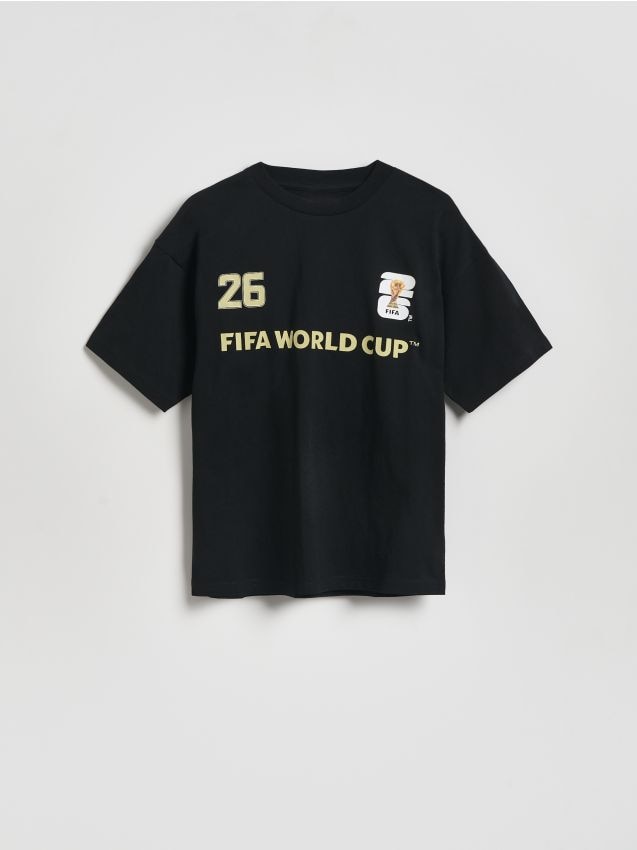 Reserved - T-shirt FIFA World Cup - czarny