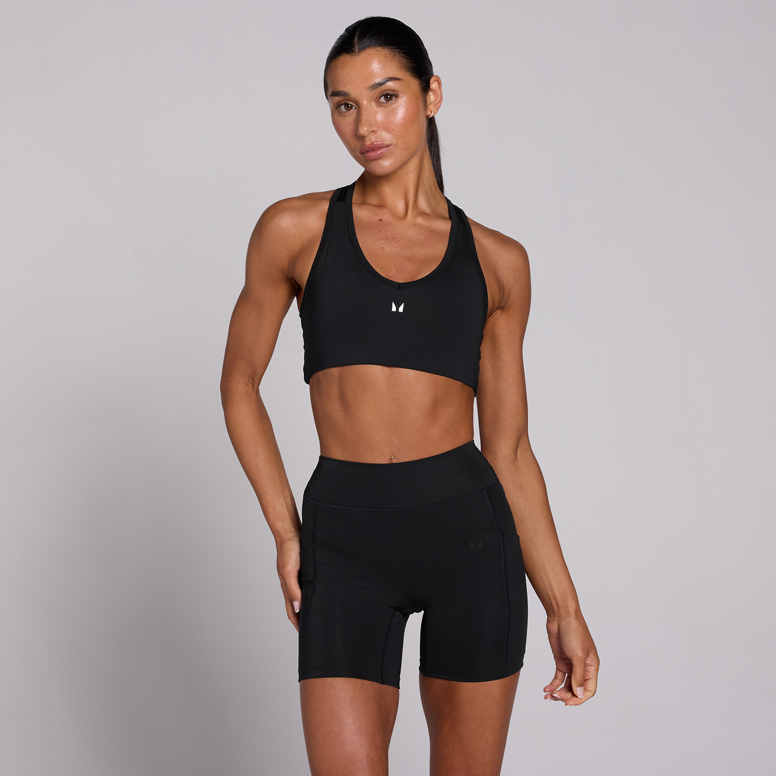 Biustonosz Sportowy MP Racerback Damski - Czarny - XS