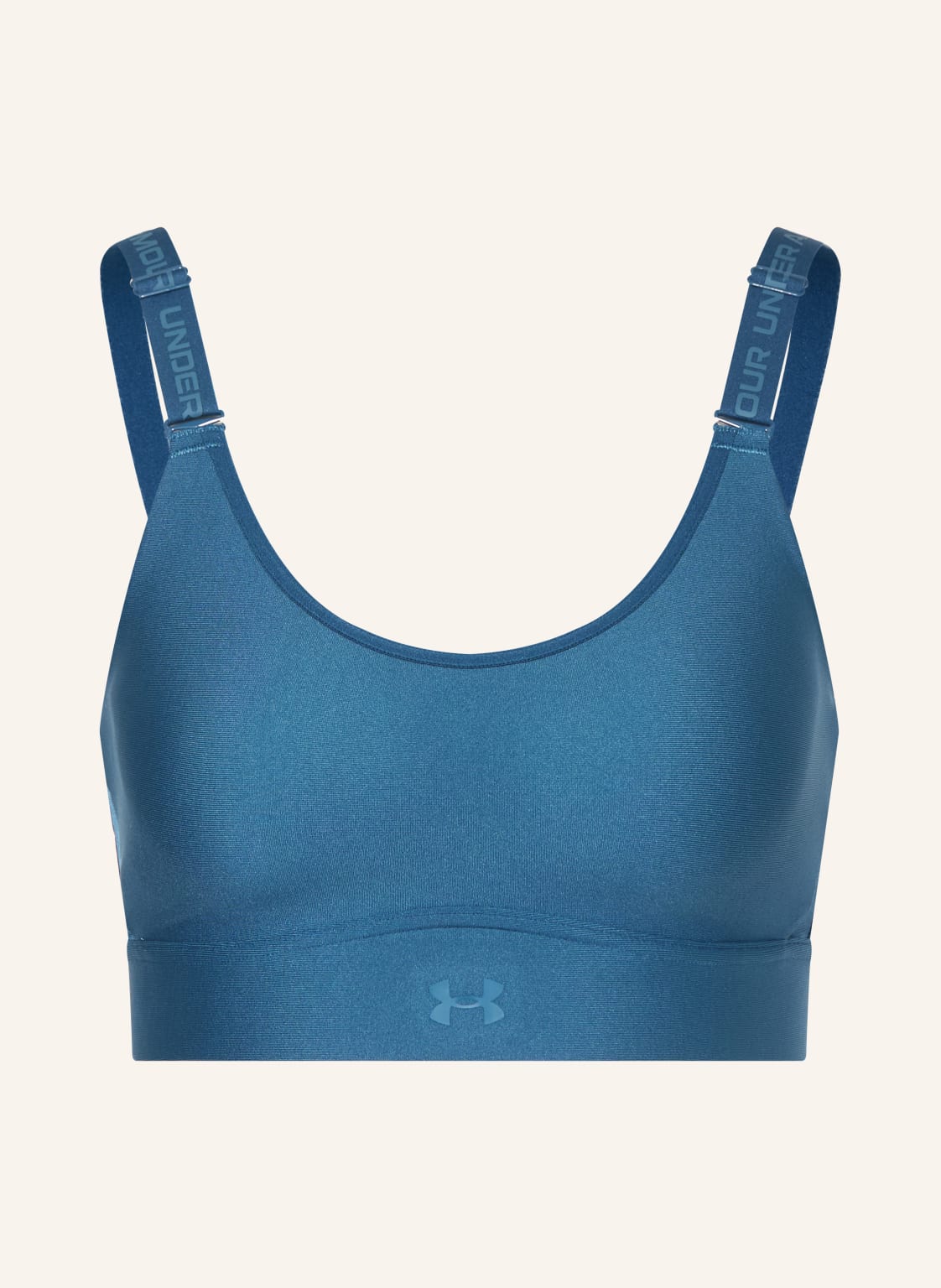Under Armour Biustonosz Sportowy Ua Infinity Mid 2.0 Z Siateczką blau
