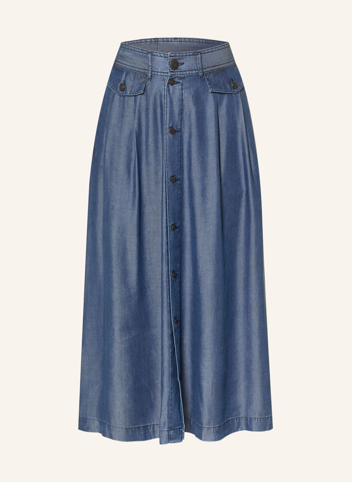 Herrlicher Spódnica Peony W Stylu Jeansowym blau