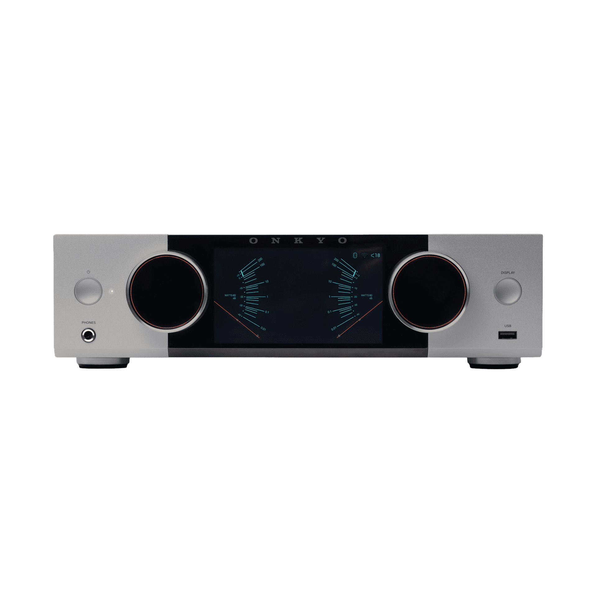 Onkyo Muse Y-50 sieciowy wzmacniacz zintegrowany (srebrny)