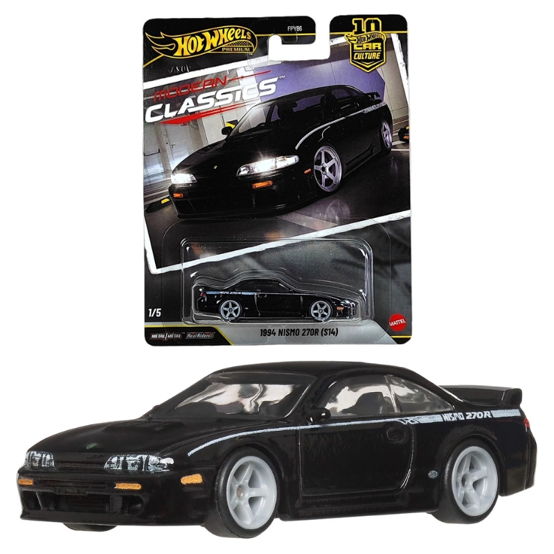 Hot Wheels Premium Modern Classics Autko Kolekcjonerskie Samochód Pojazd 1994 Nismo 270R (S14) JKD99