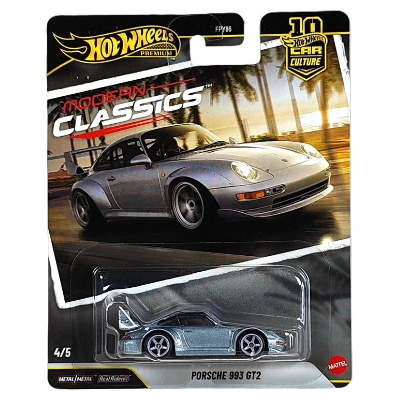 Hot Wheels Premium Modern Classics Autko Kolekcjonerskie Samochód Pojazd Porsche 993 GT2 JKF16