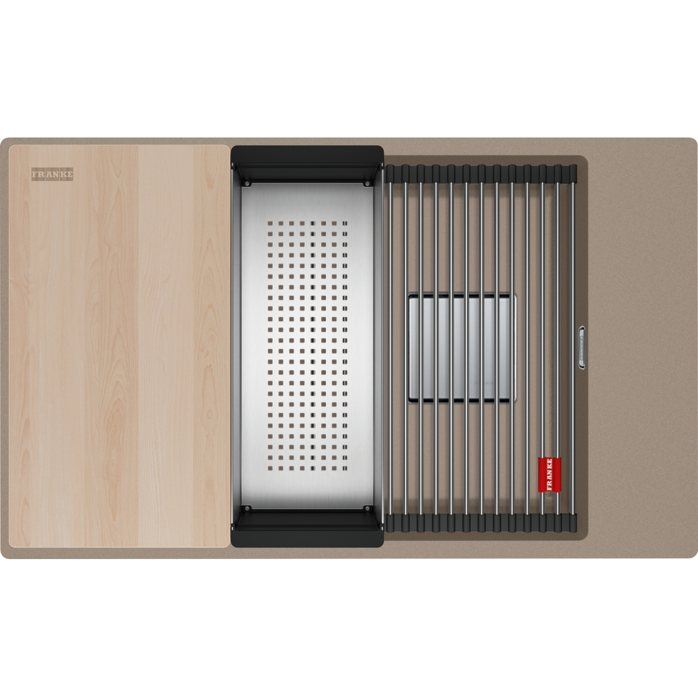 Franke Zlewozmywak Kanon KNG PRO 110-62 Cappuccino / Stal szlachetna