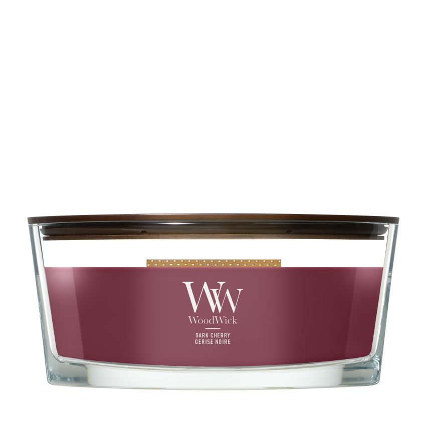 WoodWick Świeca Elipsa Duża Dark Cherry