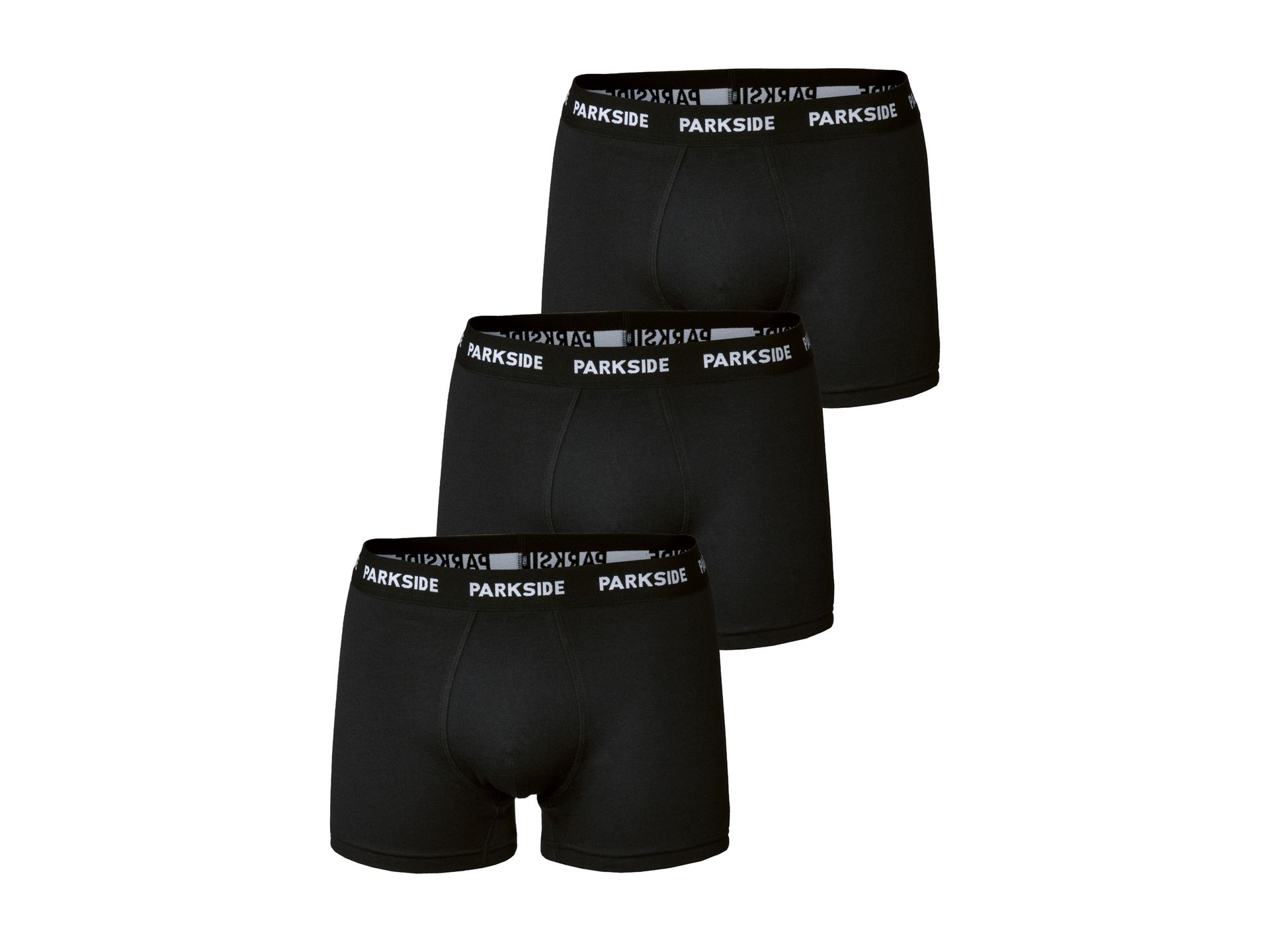 PARKSIDE® Bokserki męskie, 3 sztuki (Czarny, 4/S)