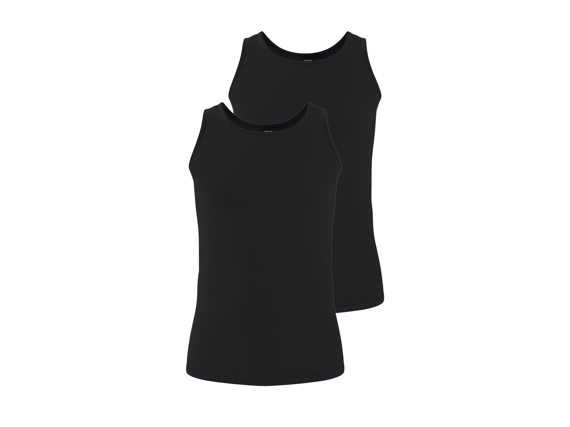 PARKSIDE® Koszulka bez rękawów męska, 2 sztuki (Czarny, 5/M)