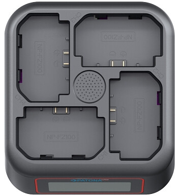 Ładowarka Patona 4-kanałowa USB-C PD/QC do akumulatorów Panasonic DMW-BLK22 (45W)