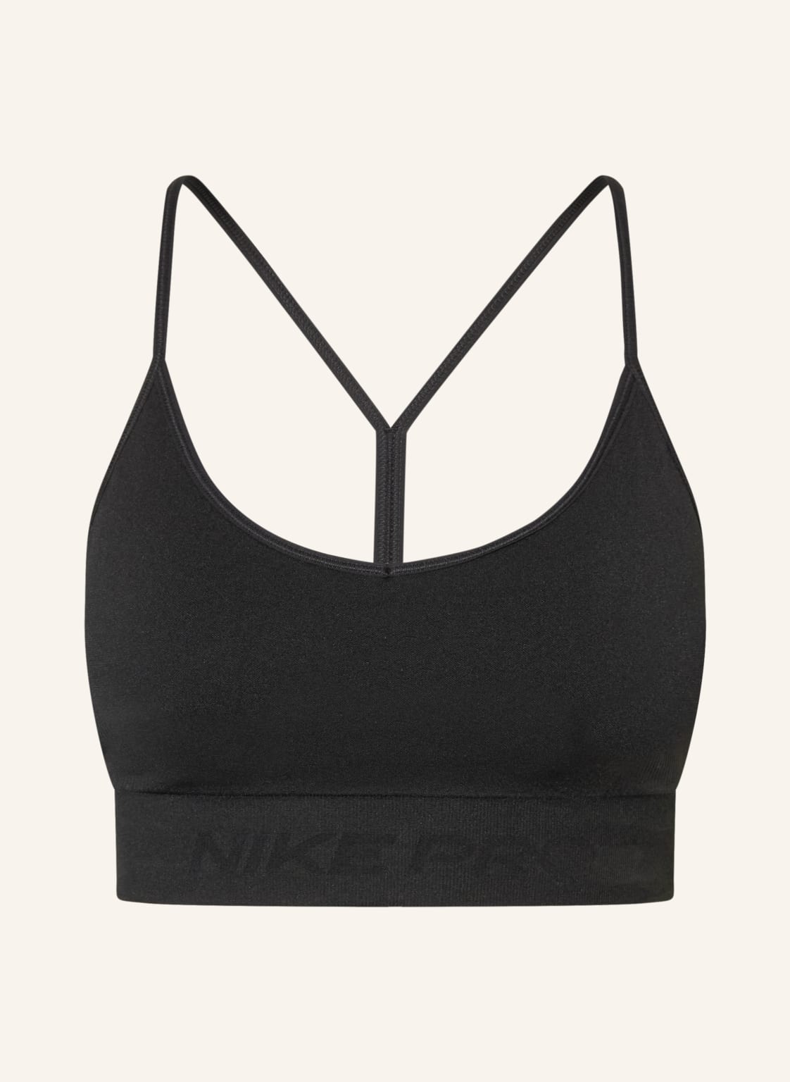 Nike Biustonosz Sportowy Pro Seamless schwarz