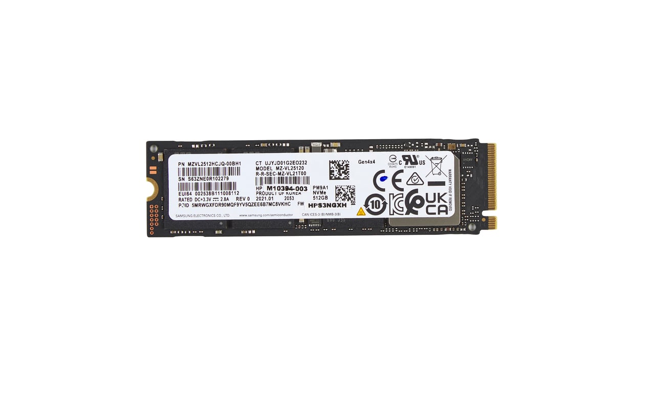 HP 512GB PCIe-4x4 NVMe SSD AL0M8AA