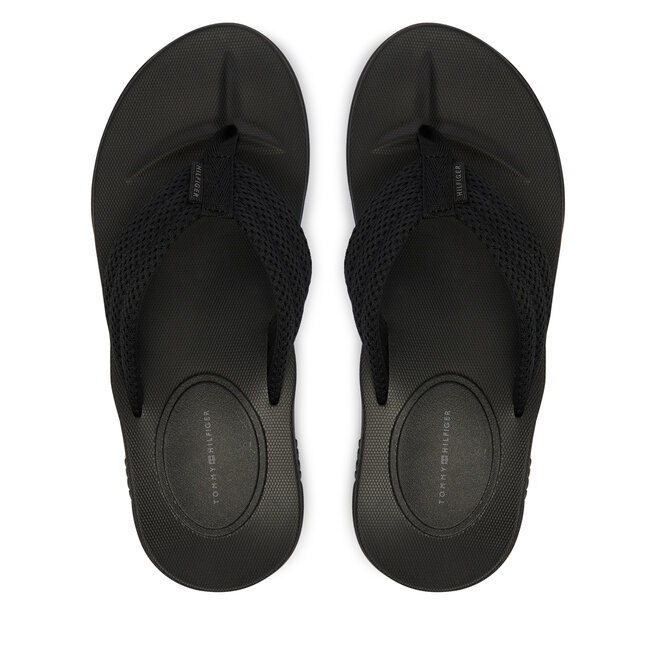 Japonki Tommy Hilfiger Molded Padded Hilfiger B Sandal FM0FM05901 Czarny