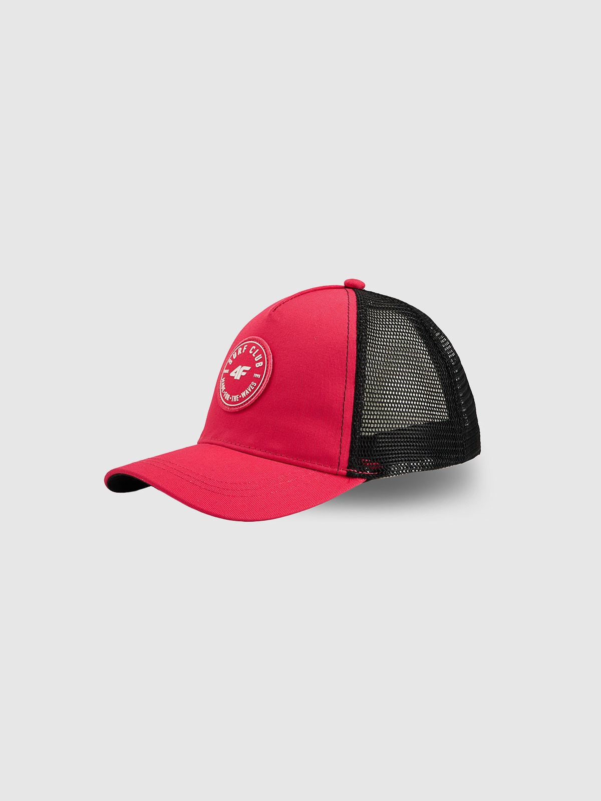 4F Czapka trucker z daszkiem dziecięca - różowa MT