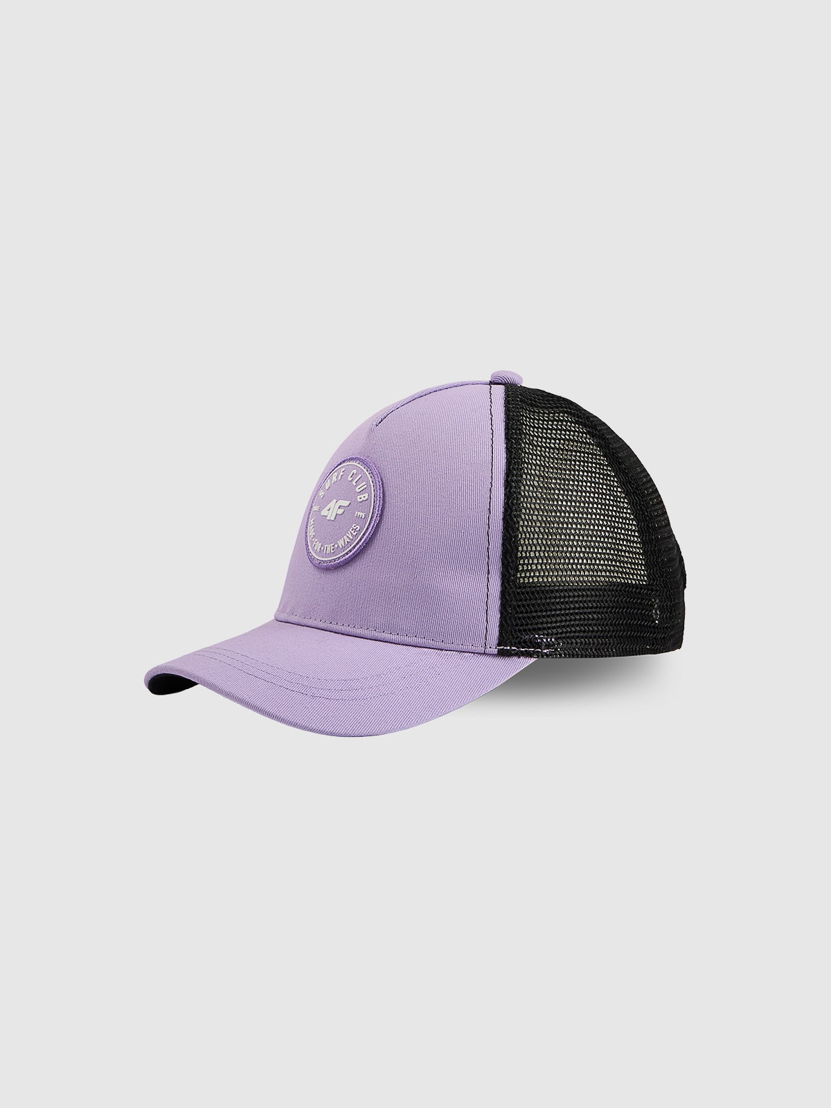 4F Czapka trucker z daszkiem dziecięca - fioletowa MT