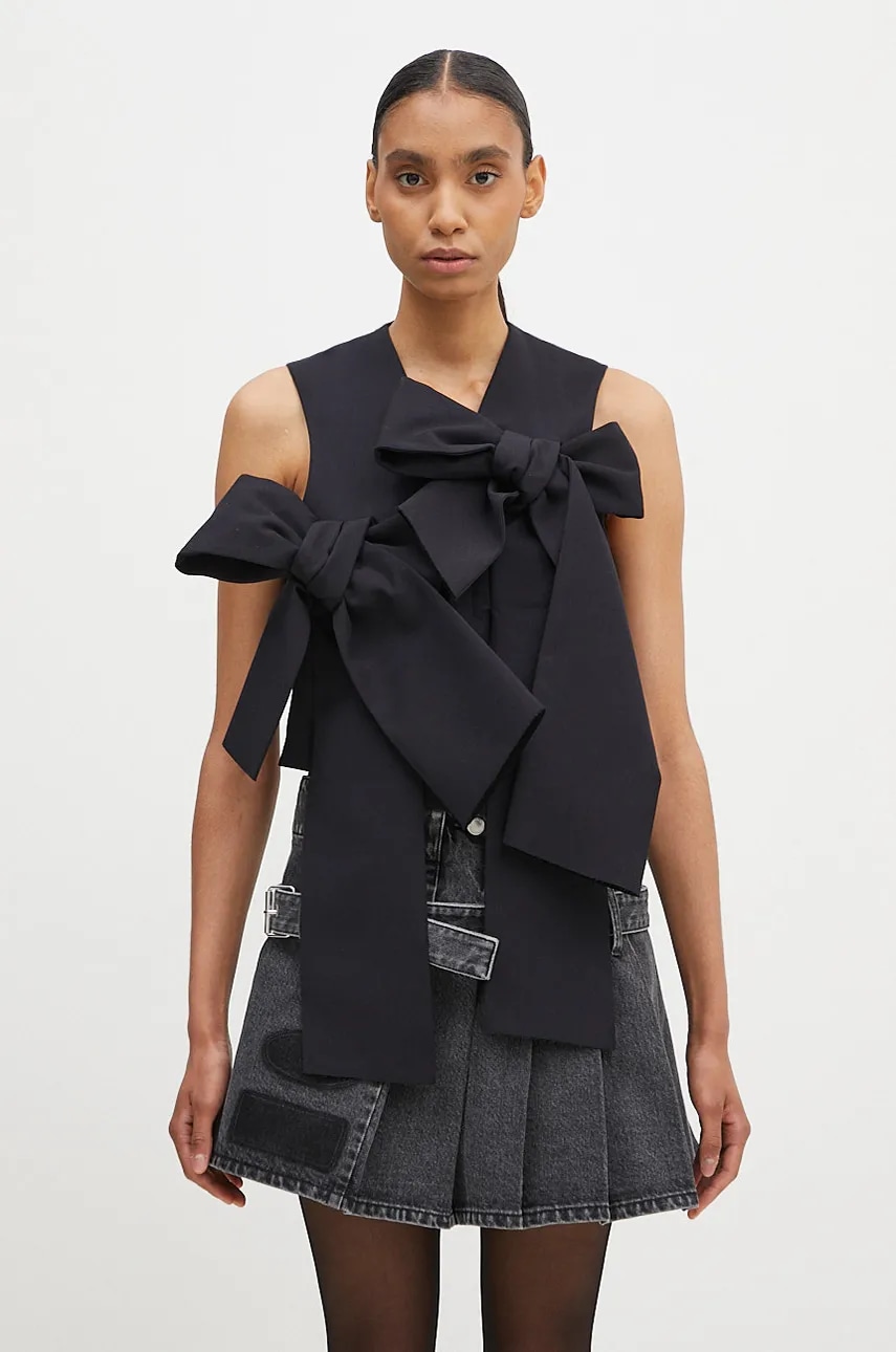 AMBUSH kamizelka wełniana Ribbon Vest