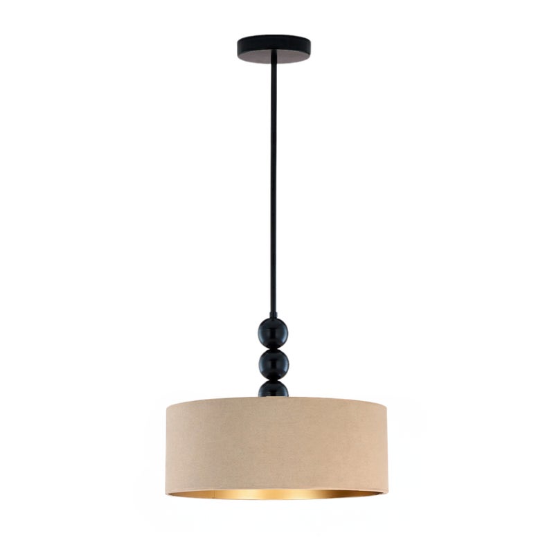 Lampa sufitowa żyrandol lampa wisząca z abażurem walec IKO