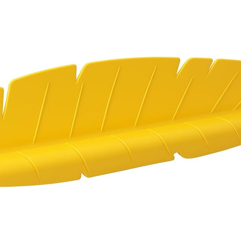 Osłona przeciwbryzgowa zlewu kuchennego w kształcie banana, silikonowa, żółta