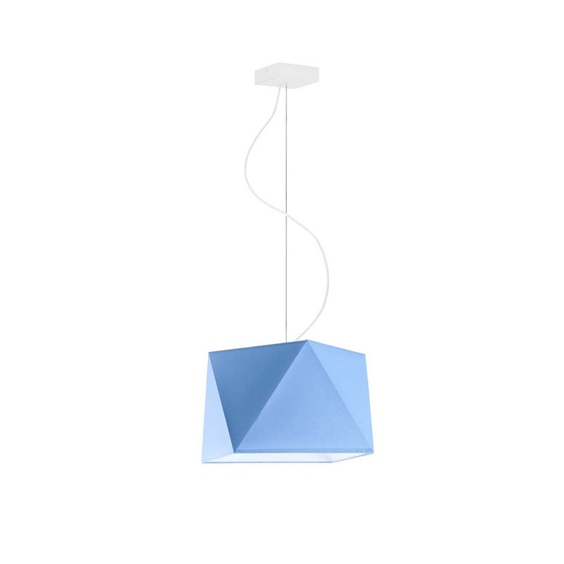 Lampa wisząca zwis żyrandol sufitowa z abażurem diament BURNE Z1