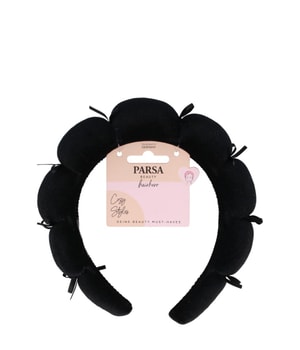 PARSA Beauty Haarreif Bubble mit Schleife Schwarz Opaska do włosów 1 szt.