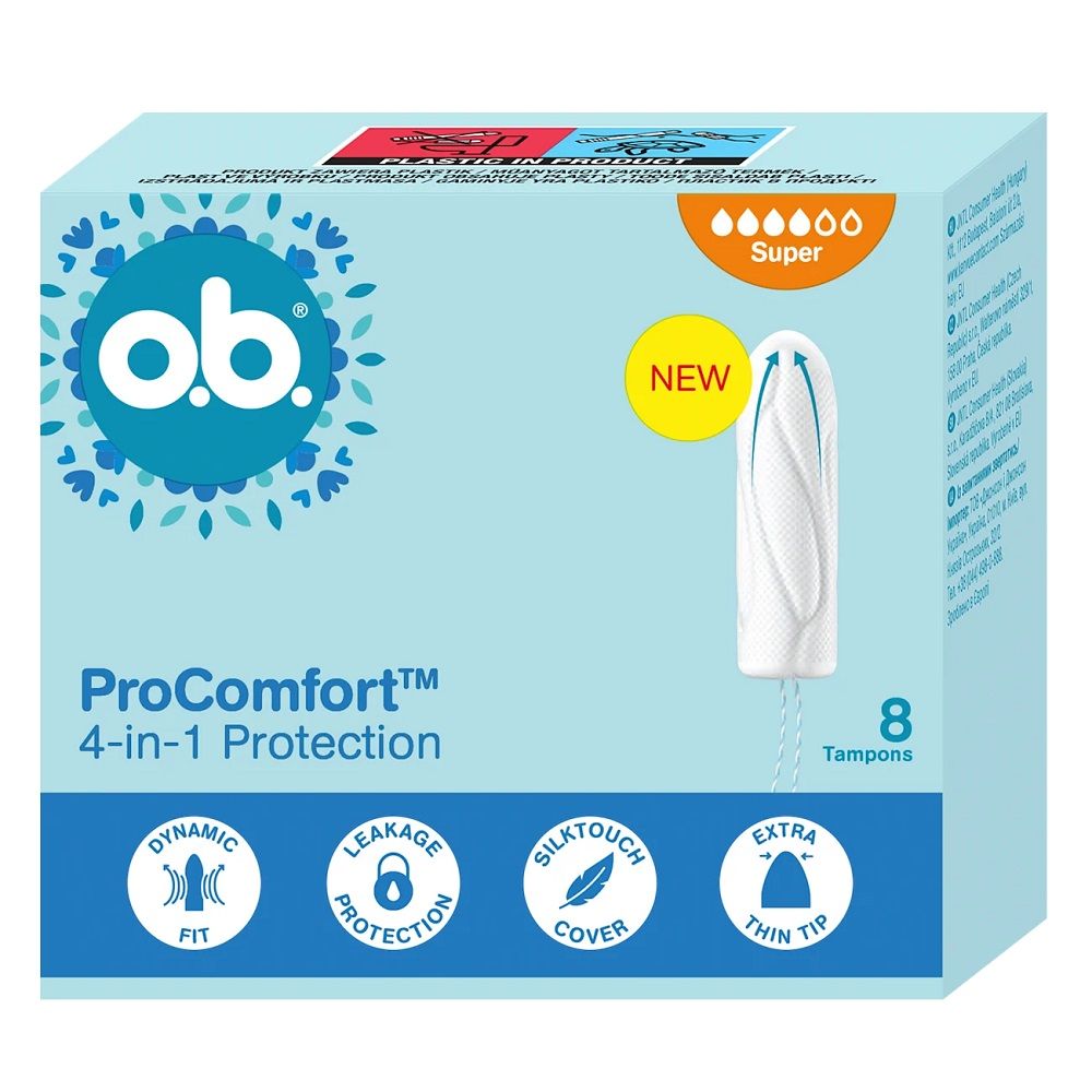 O.B. ProComfort tampony Super 8szt.