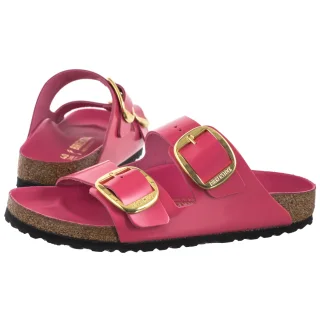 Klapki Arizona Big Buckle High-Shine Fuchsia Tulip 1031856 (BK239-k) Birkenstock