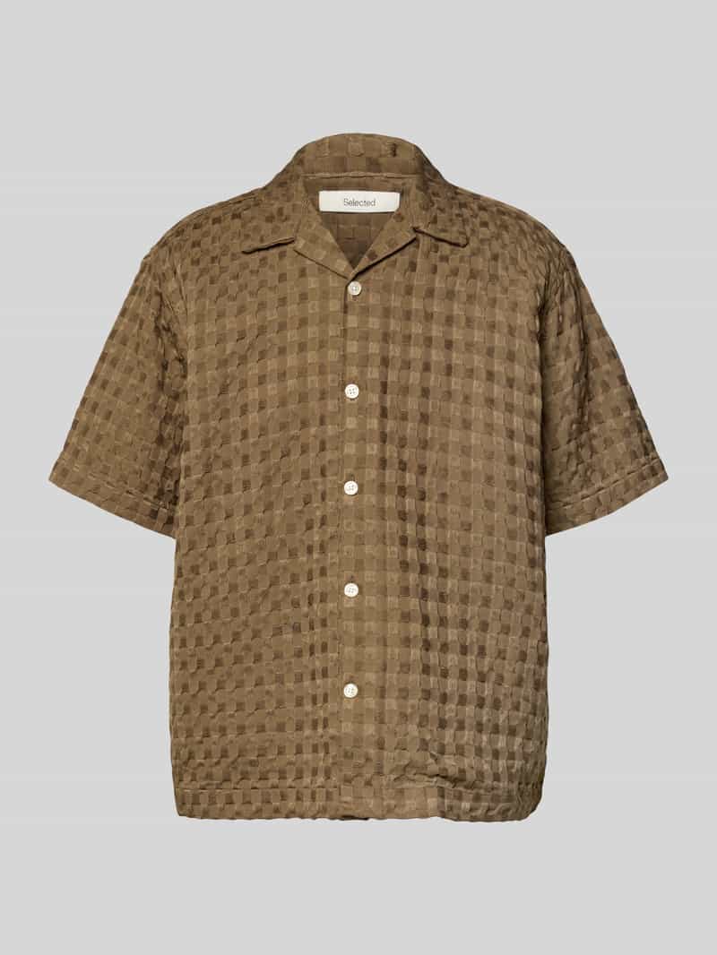 Koszula casualowa o kroju relaxed fit z czystej bawełny model 'MONTY'