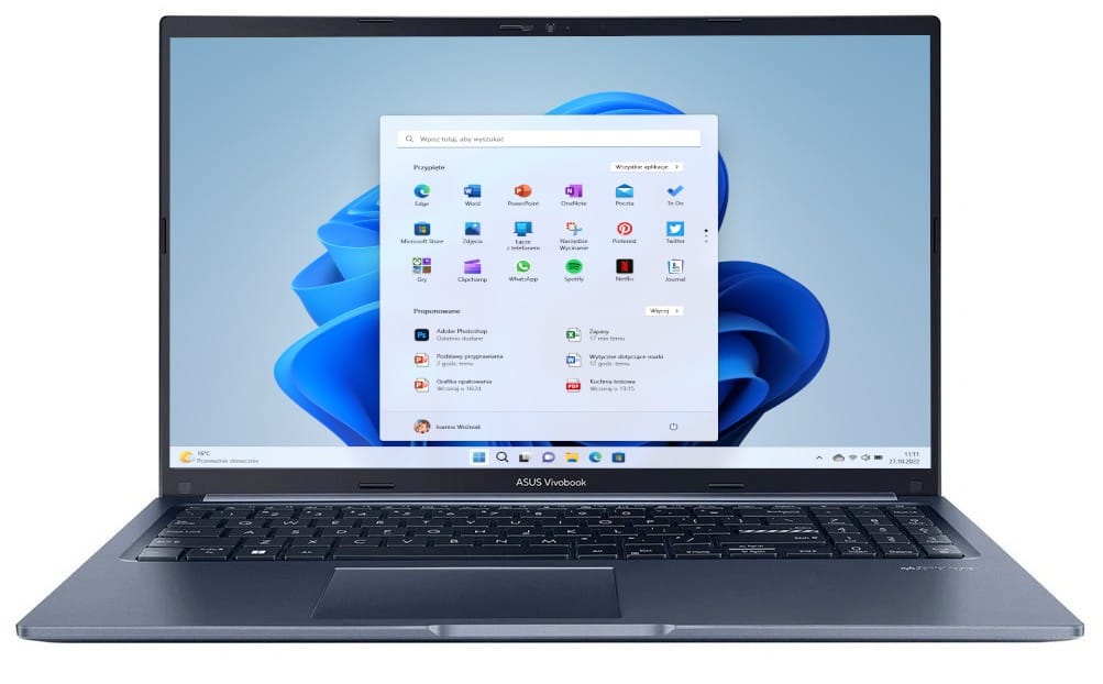 ASUS VivoBook 15 M1502NAQ-BQ036W - Ryzen 7 170 15,6'' 16GB 512GB W11H Niebieski 90NB1841-M001C0