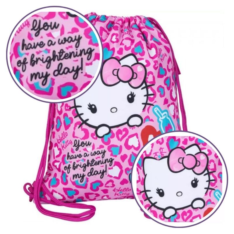 Coolpack Hello Kitty Beta Worek Na Buty Wf Sportowy Gimnastyczny Różowy Pink 2